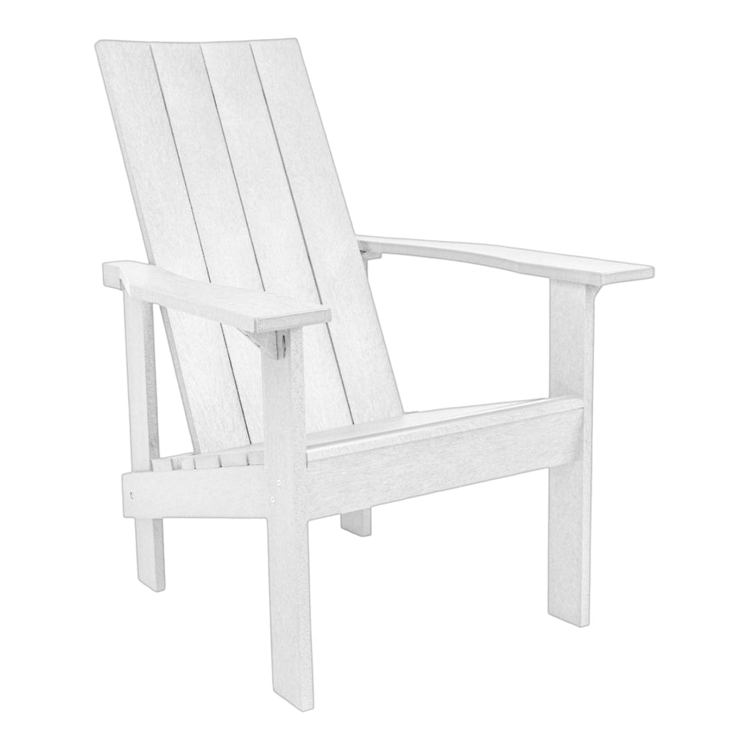 Chaise extérieure en plastique recyclé - Adirondack Moderne C06