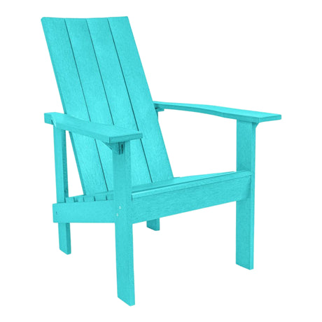Chaise extérieure en plastique recyclé - Adirondack Moderne C06