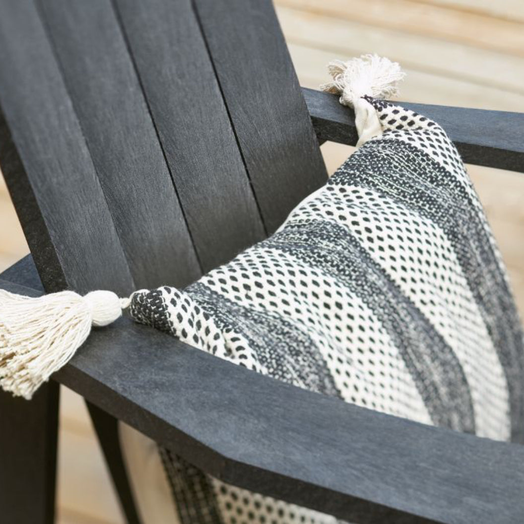 Chaise extérieure en plastique recyclé - Adirondack Moderne C06