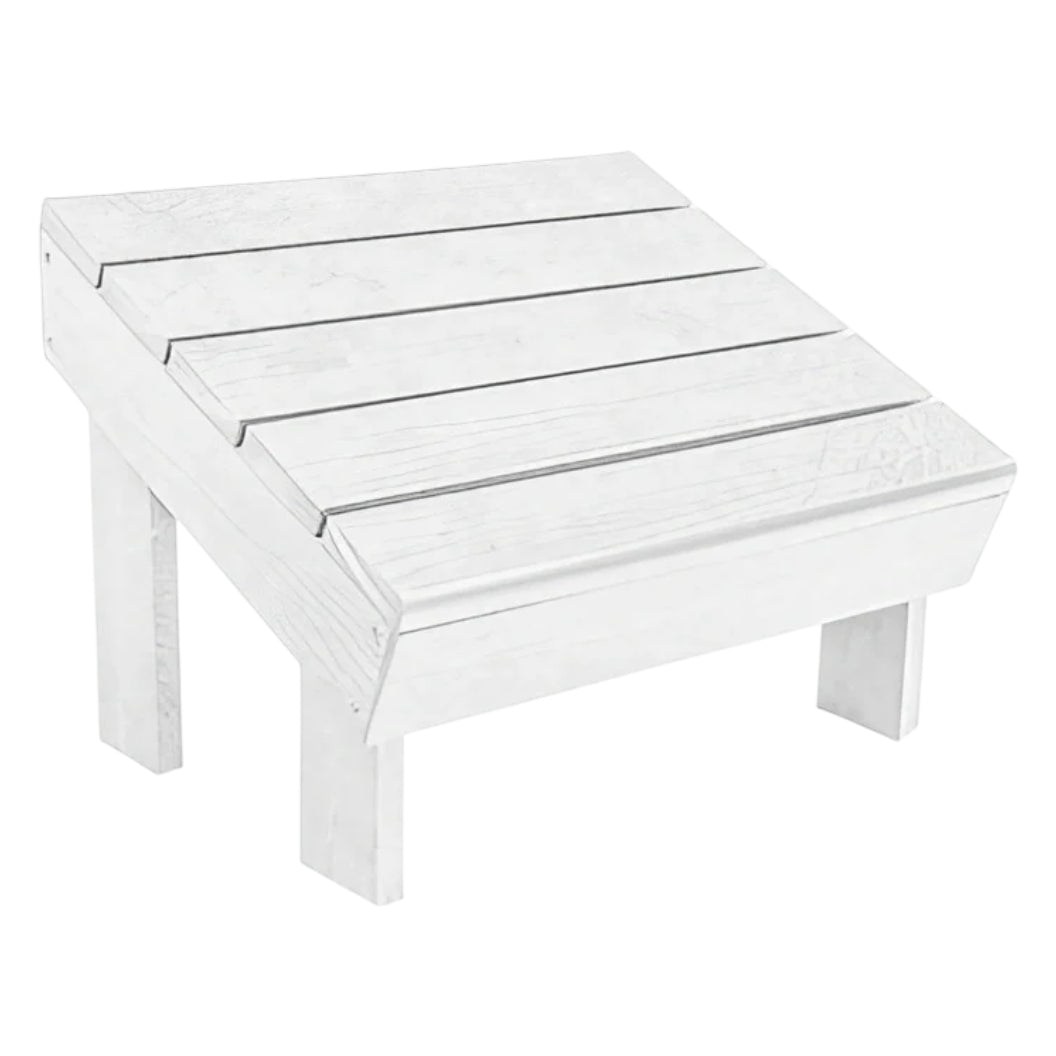 Repose-pieds extérieur en plastique recyclé - Moderne F06