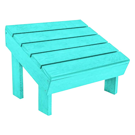 Repose-pieds extérieur en plastique recyclé - Moderne F06