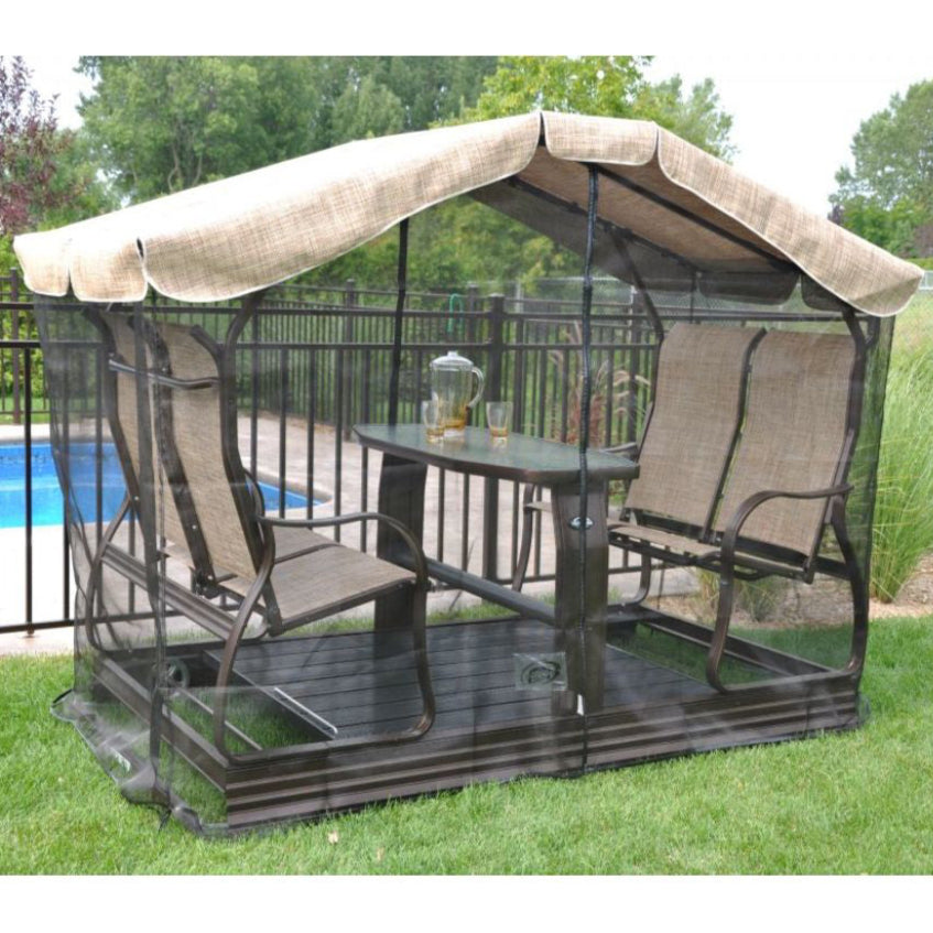 Abri moustiquaire à balançoire extérieure - Saint-Laurent