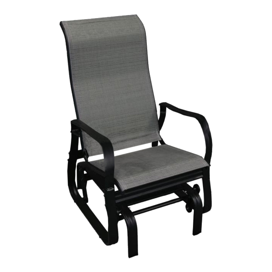 Chaise berçante extérieure grise 1 place - Saint Laurent