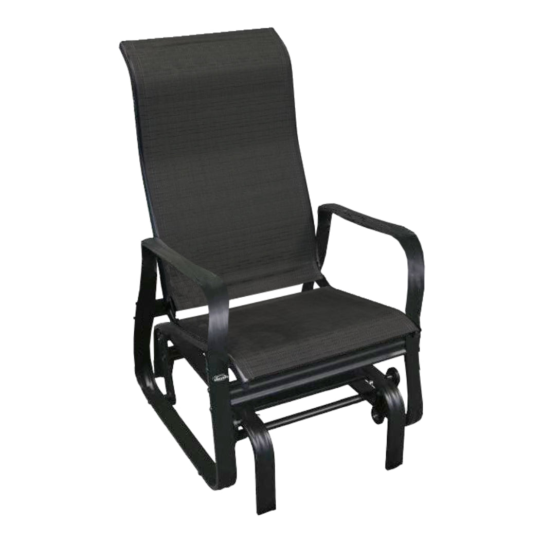 Chaise berçante extérieure noire 1 place - Saint Laurent