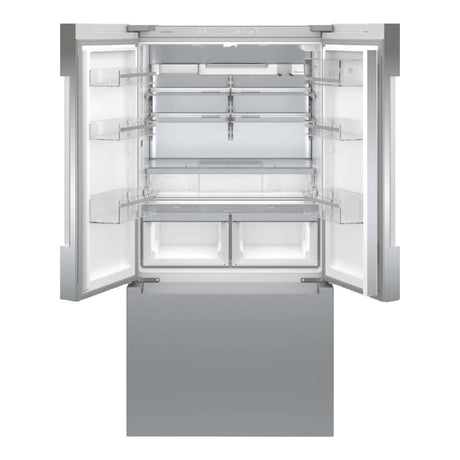 Réfrigérateur porte française 36 po, 20,8 pi³ Inox, 3 portes - Série 800