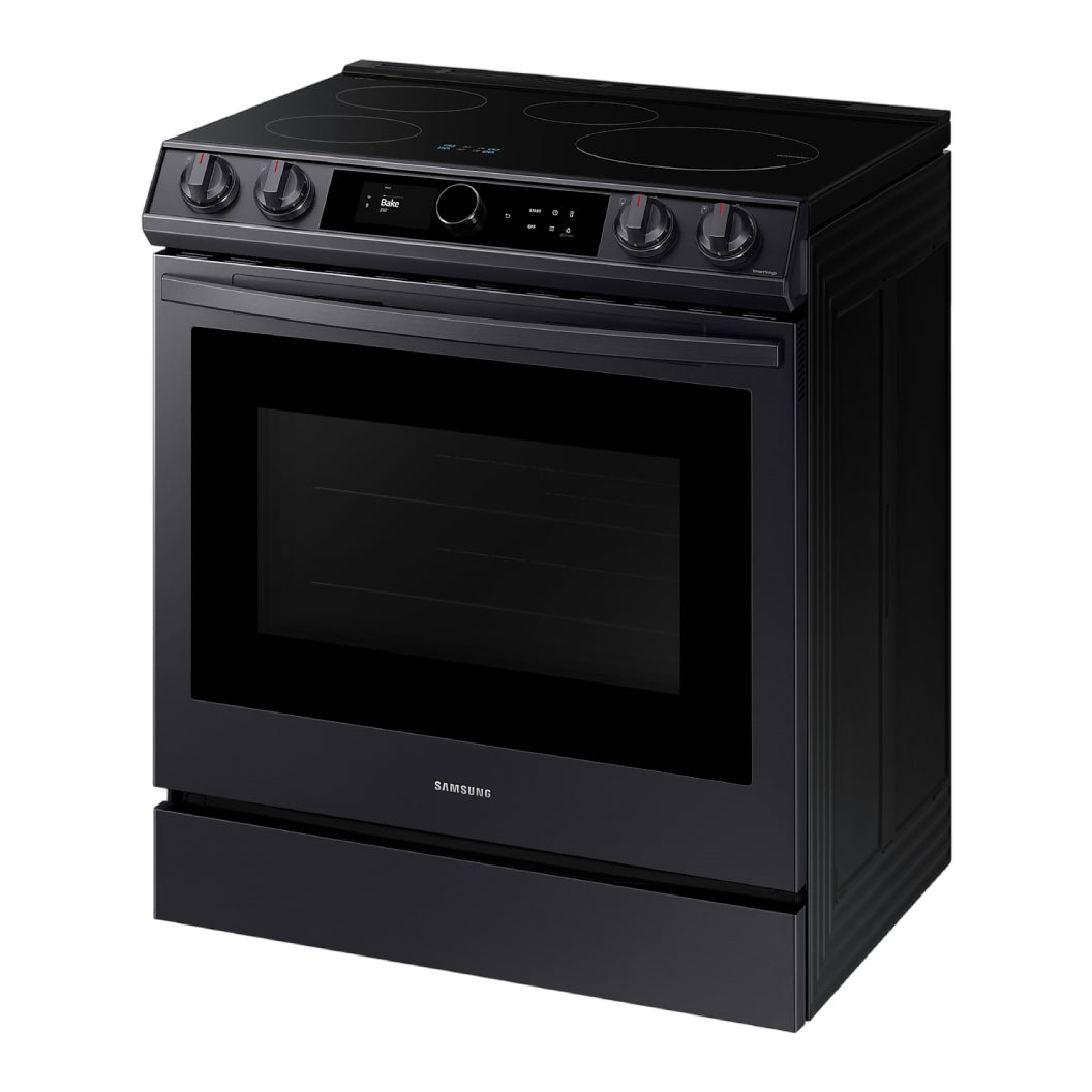 Cuisinière à induction encastrable 30 po, 6,3 pi³ Inox noir avec Air Fry et Convection véritable