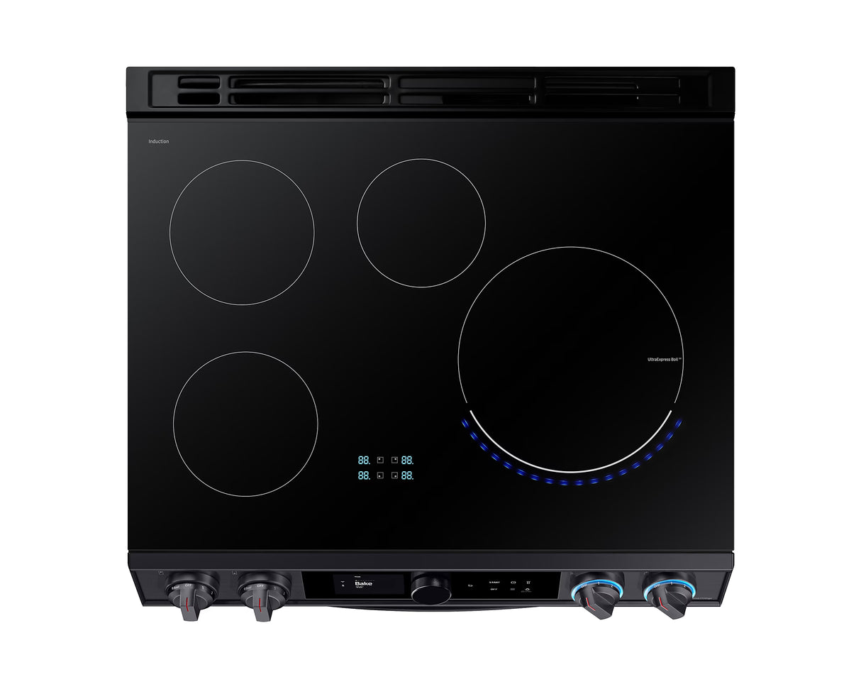 Cuisinière à induction encastrable 30 po. 6,3 pi³ Noir Air Fry
