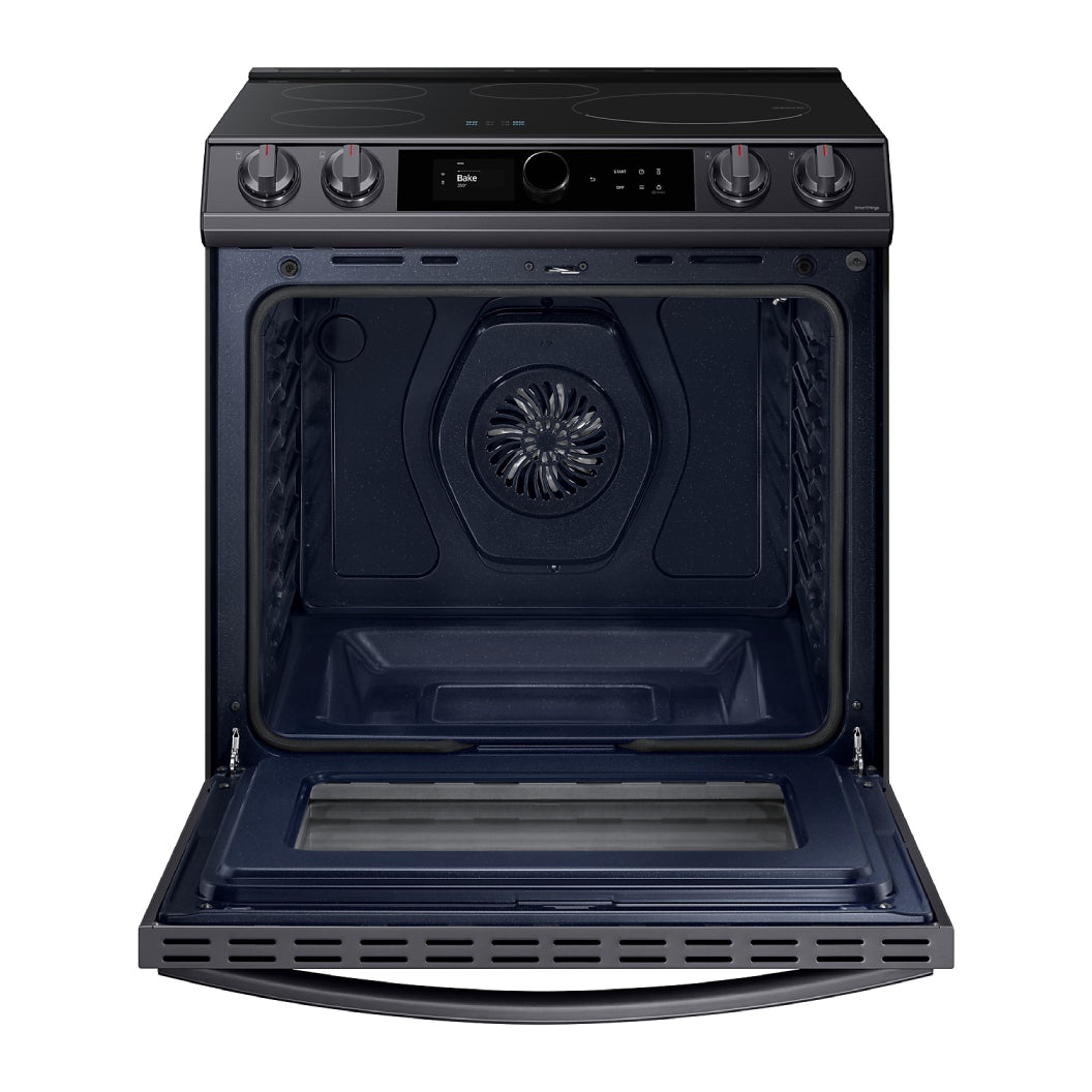 Cuisinière à induction encastrable 30 po, 6,3 pi³ Inox noir avec Air Fry et Convection véritable