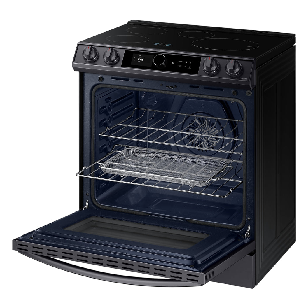 Cuisinière à induction encastrable 30 po, 6,3 pi³ Inox noir avec Air Fry et Convection véritable