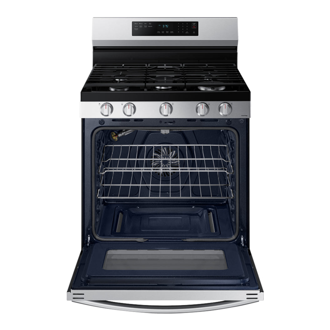 Cuisinière au gaz intelligente 30 po, 6,0 pi³ Inox avec Air Fry et Autonettoyage