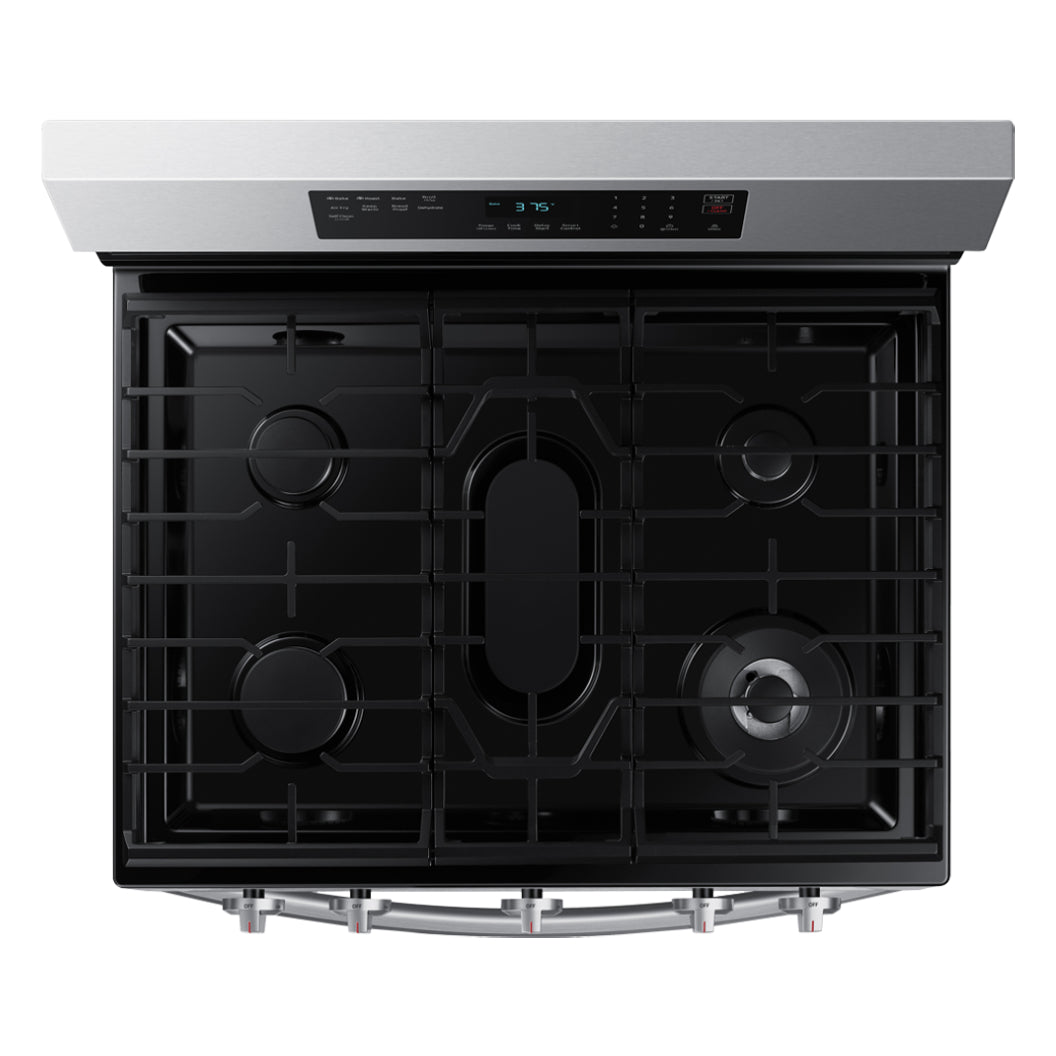 Cuisinière au gaz intelligente 30 po, 6,0 pi³ Inox avec Air Fry et Autonettoyage