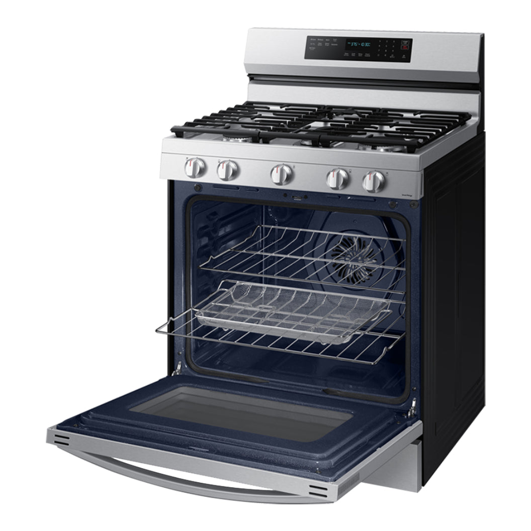Cuisinière au gaz intelligente 30 po, 6,0 pi³ Inox avec Air Fry et Convection véritable