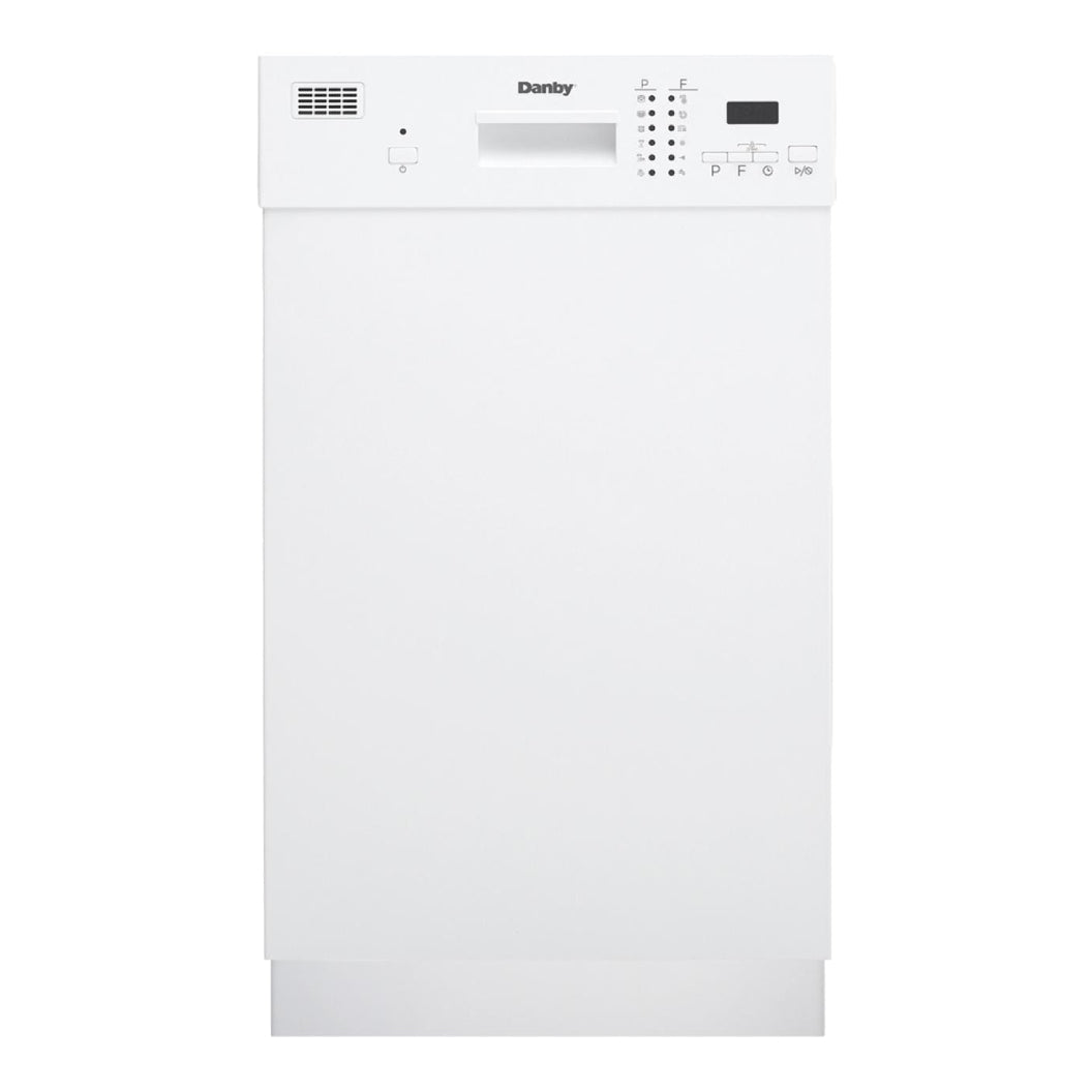 Lave-vaisselle encastrable 18 po. 52 dBA Blanc