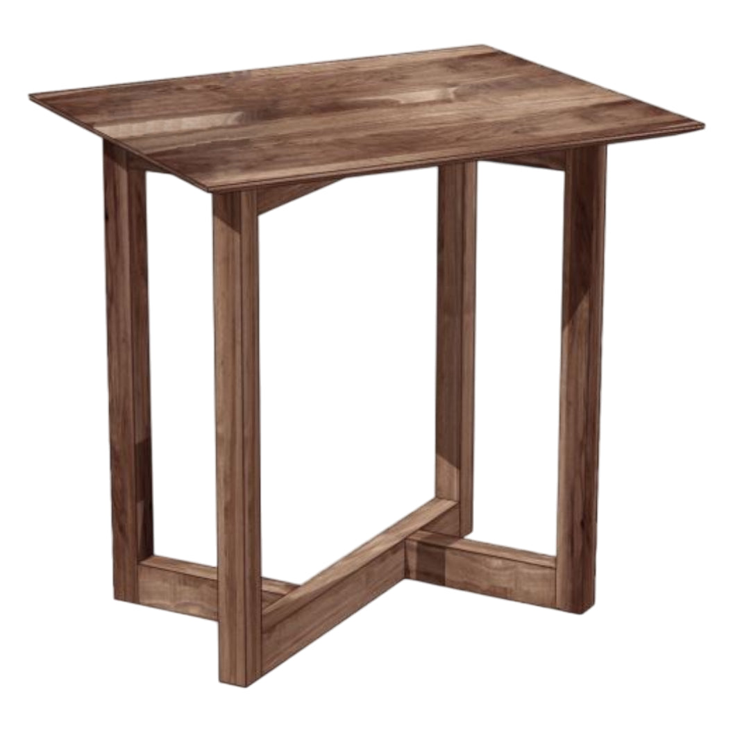 Table de bout en bois de noyer - Zeus TBO 1424 01