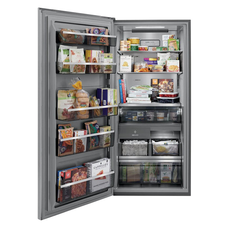 Congélateur vertical encastrable 33 po, 19 pi³ Inox avec Machine à glaçons intégrée