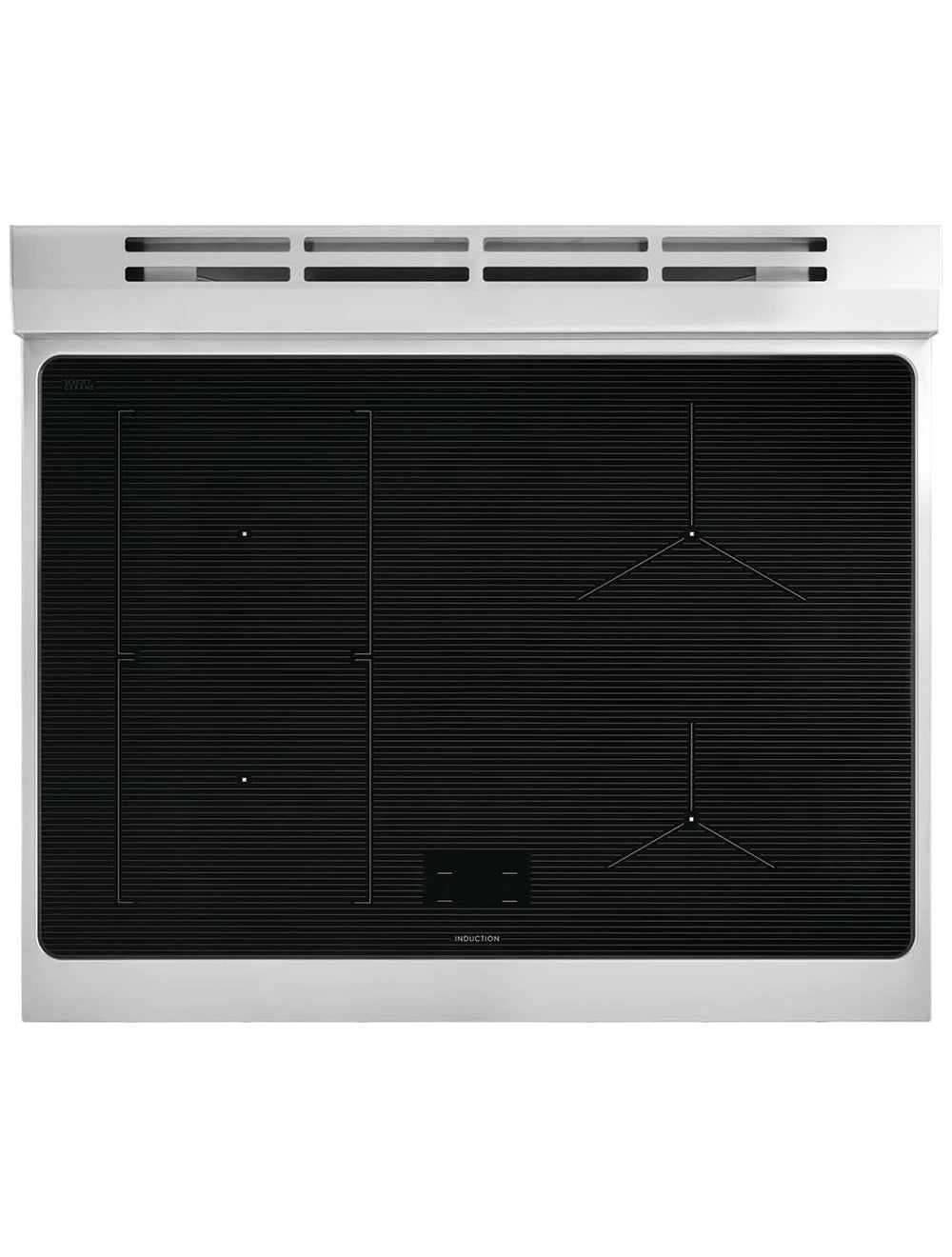 Cuisinière à induction autoportante 30 po 4,6 pi³ inox