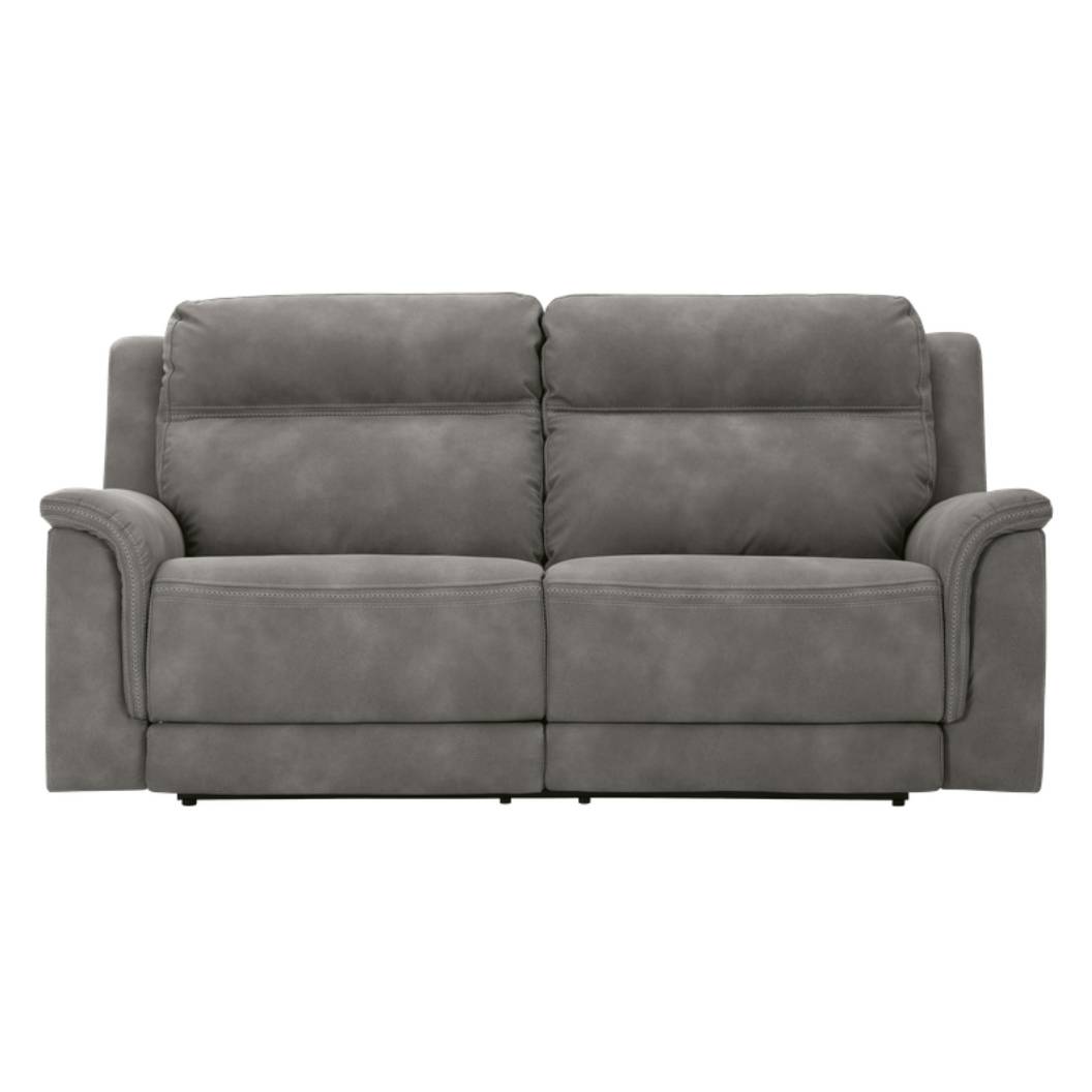 Sofa condo motorisé en tissu brun grisâtre - Next-Gen Durapella