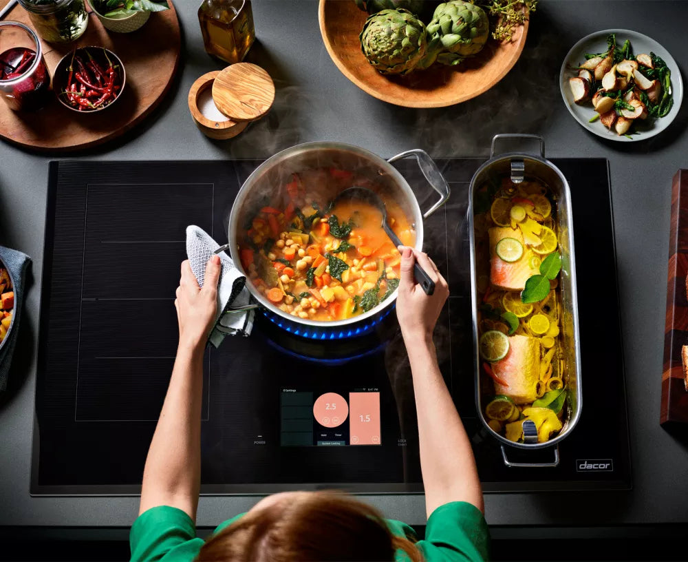 Plaque de cuisson à induction 36 po. à 5 zones