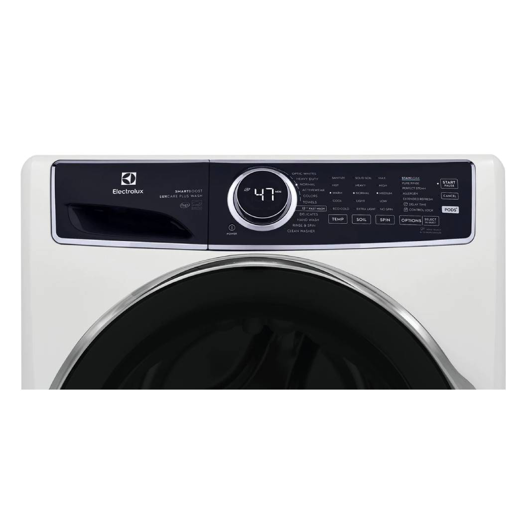 Laveuse à chargement frontal 5,2 pi³ silencieuse blanche