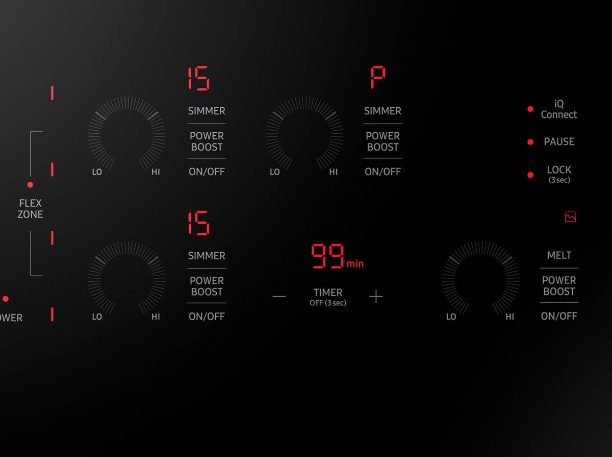 Plaque de cuisson à induction 30 po. à 4 zones