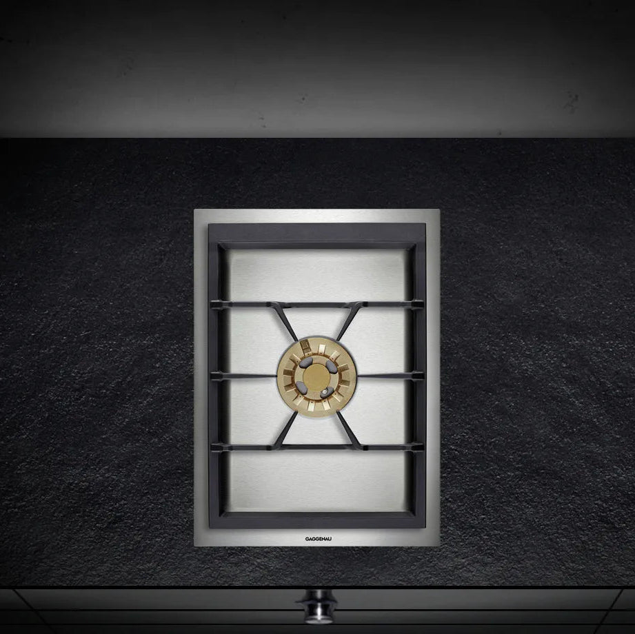 Plaque de cuisson au gaz naturel 15 po. Wok Inox