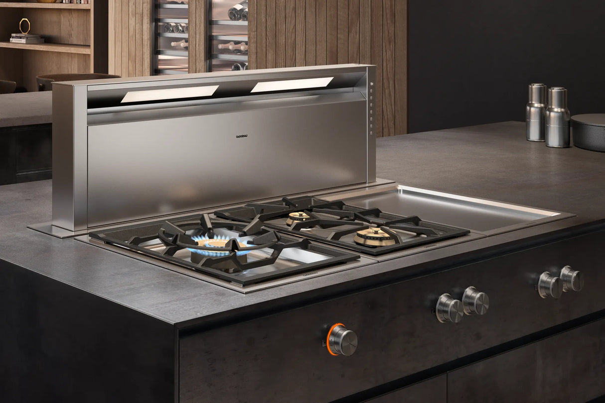 Plaque de cuisson au gaz naturel 15 po. Wok Inox