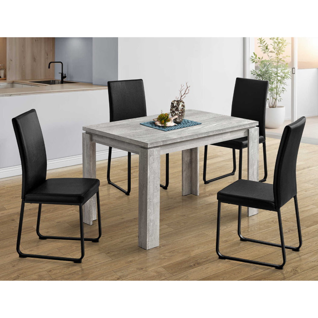 Table de salle à manger rectangulaire en MDF/stratifié - I 1164-1166