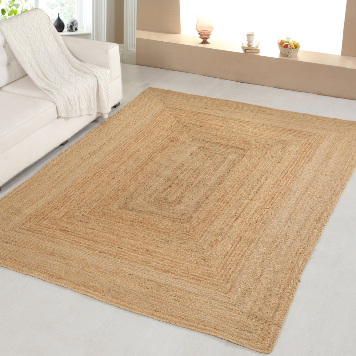 Tapis 5 pi x 8 pi - Jute