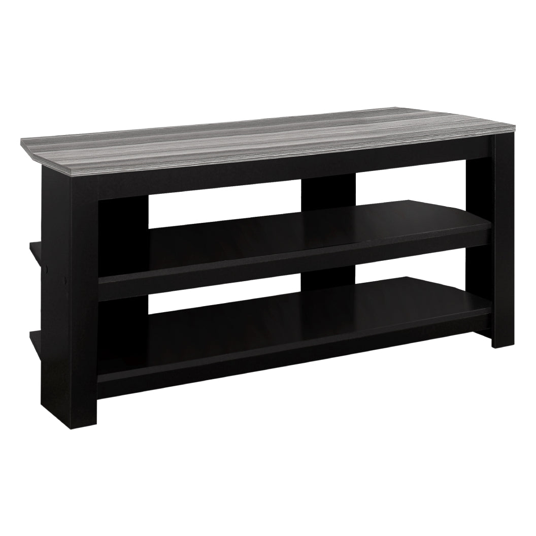 Meuble de télévision en stratifié à 2 étagères - I 2554-2564-2566-2569