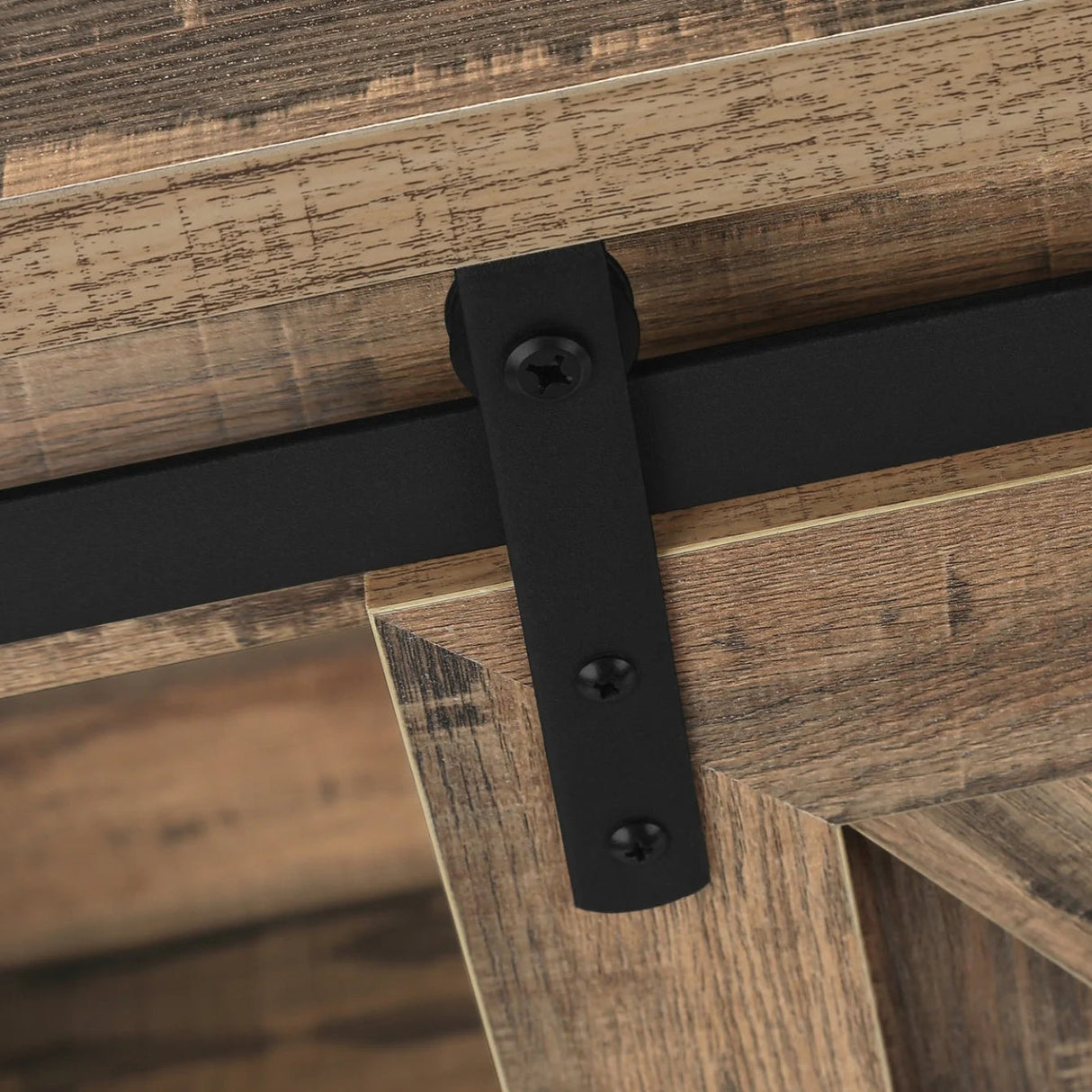 Meuble de télévision en stratifié faux bois à 2 portes coulissantes - I 2746-2747-2748