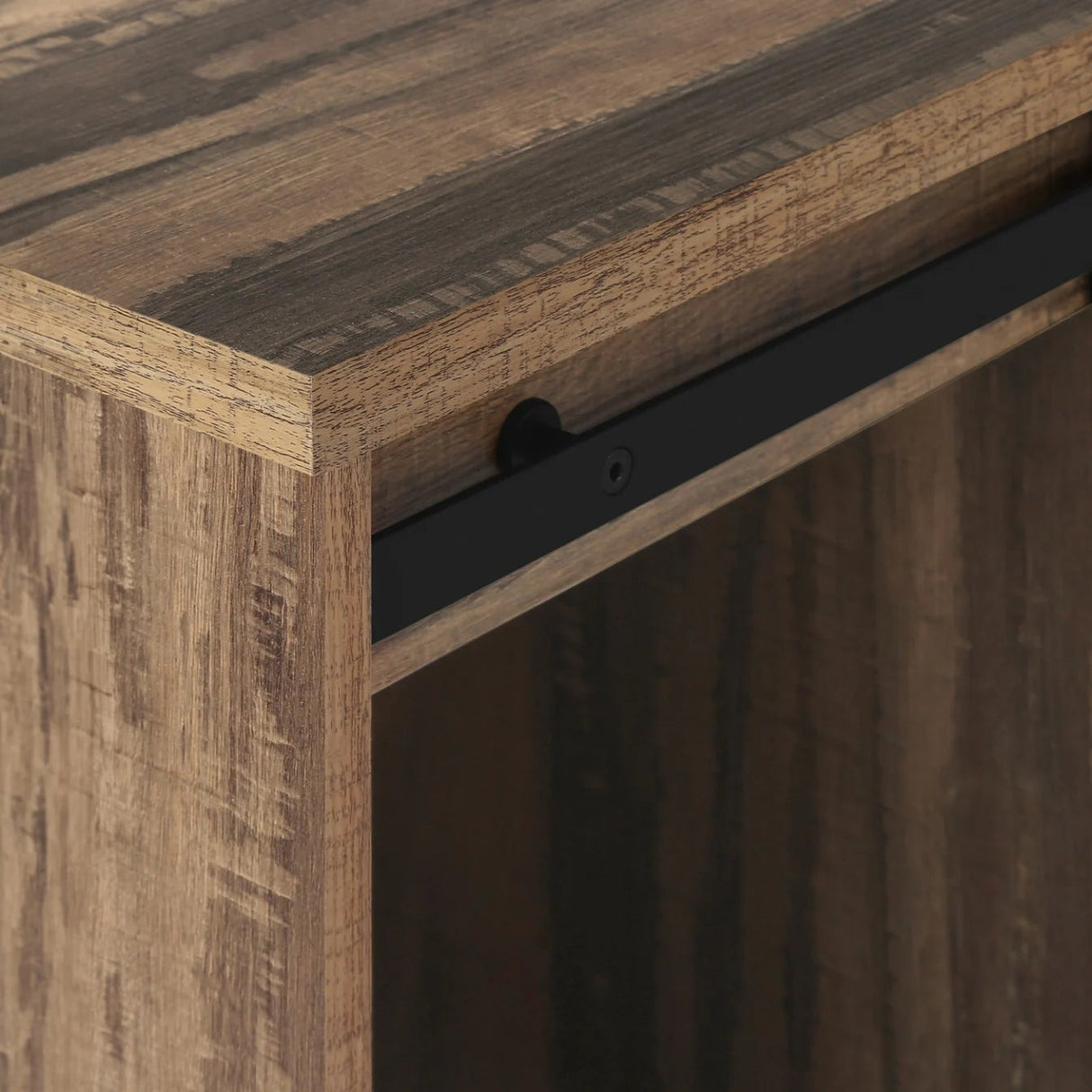 Meuble de télévision en stratifié faux bois à 2 portes coulissantes - I 2746-2747-2748