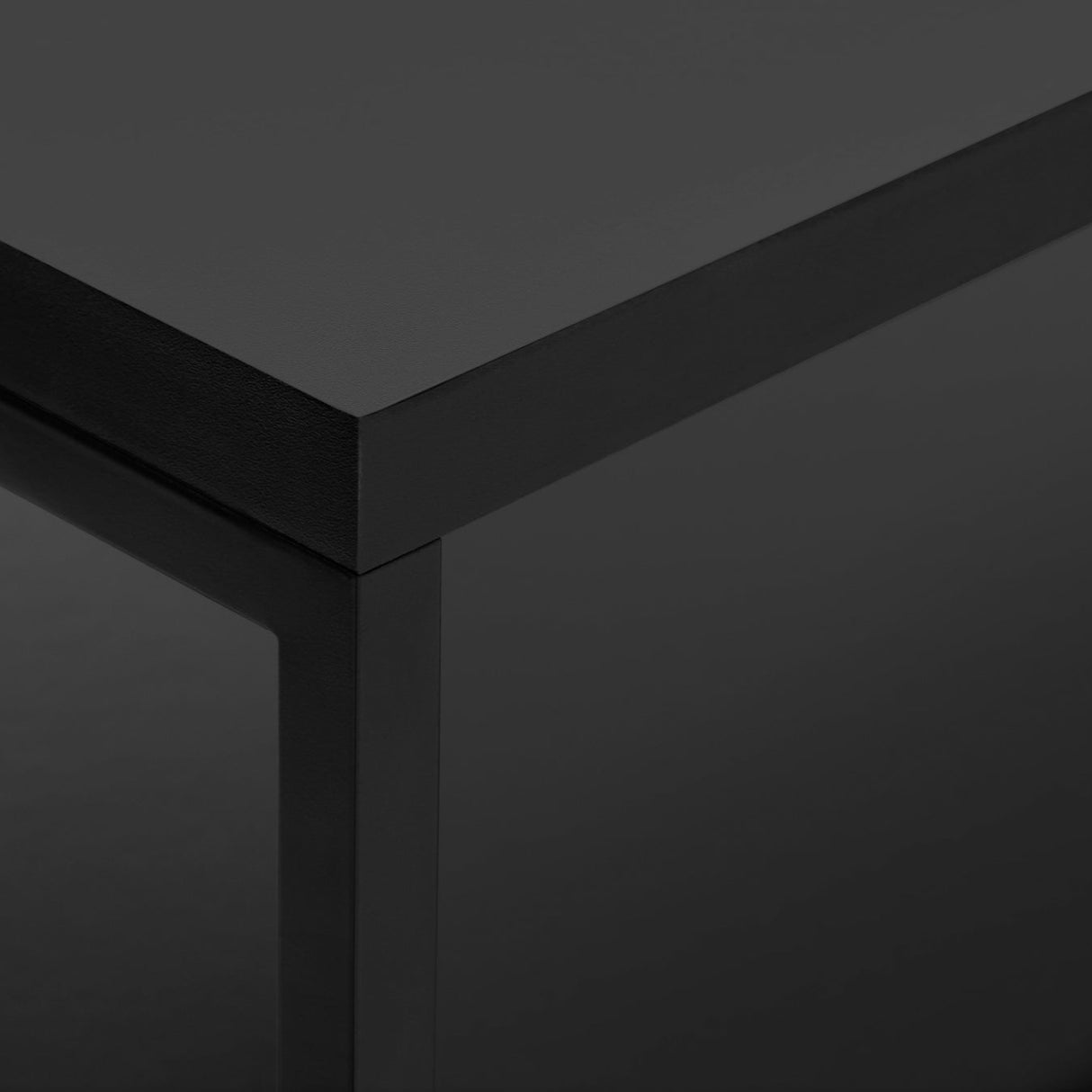 Meuble de télévision en stratifié et métal noir à 2 tiroirs - I 2870-2871-2872