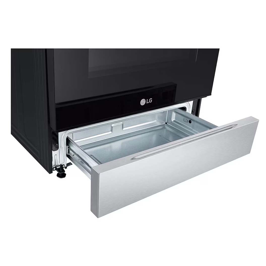 Cuisinière électrique encastrable 30 po, 6,3 pi³ Inox avec Wi-Fi