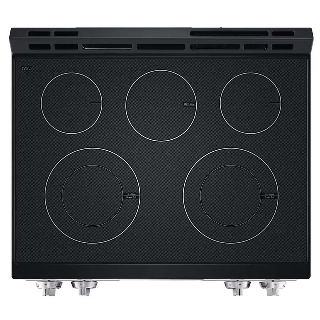 Cuisinière électrique encastrable 30 po, 6,3 pi³ Inox avec Wi-Fi