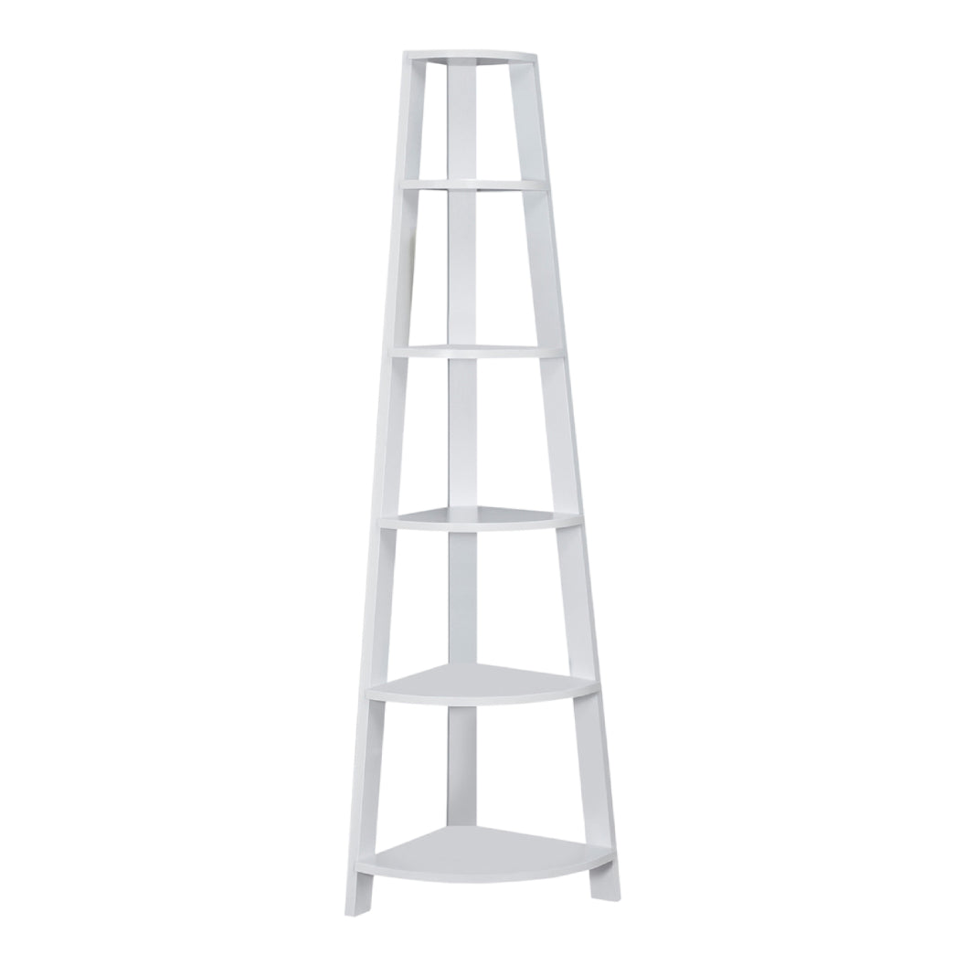 Étagère de coin en MDF/stratifié avec 5 tablettes - I 2495-2496-2497-2499-2750