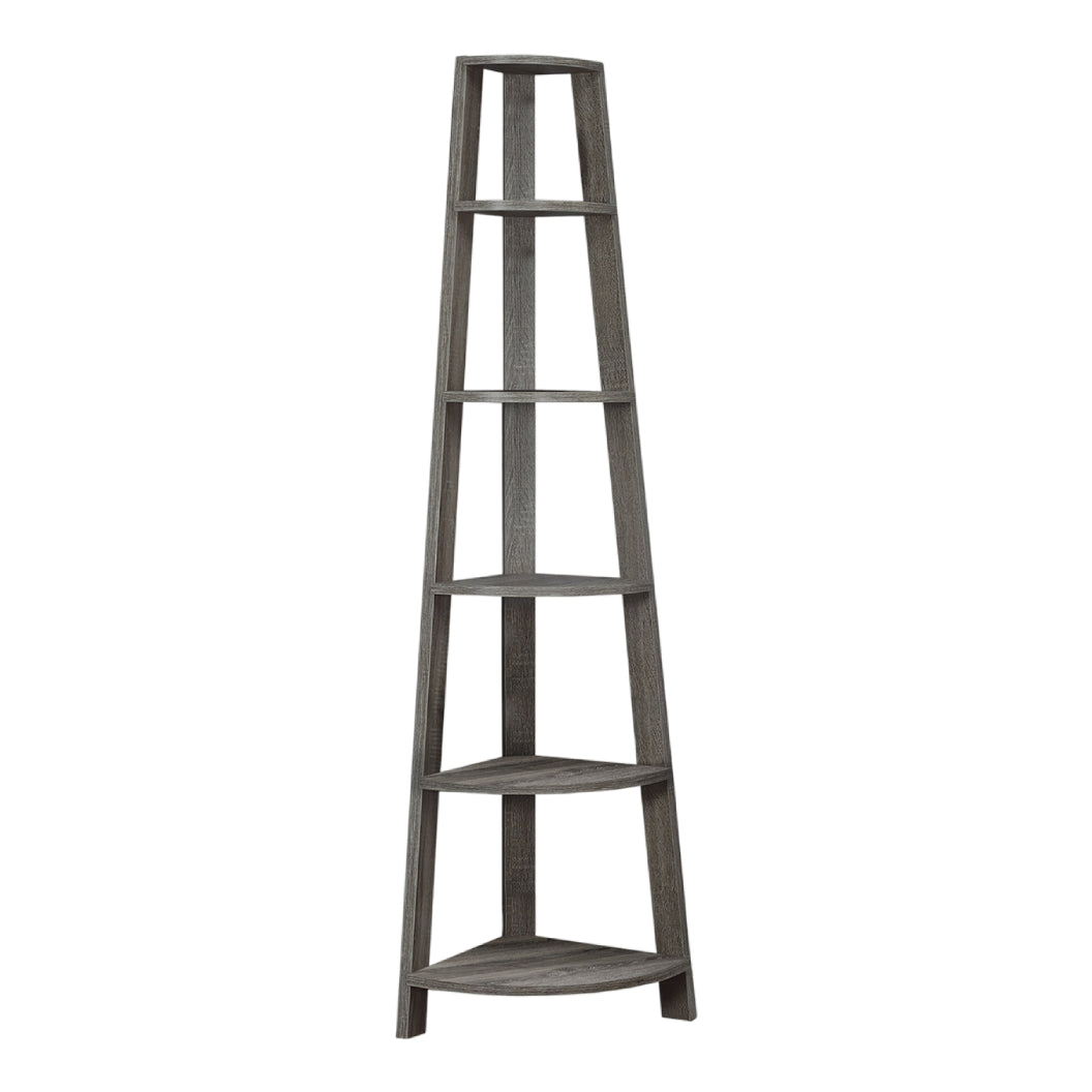 Étagère de coin en MDF/stratifié avec 5 tablettes - I 2495-2496-2497-2499-2750