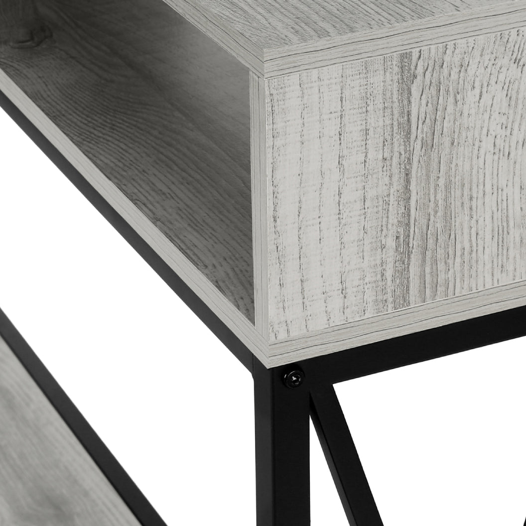 Table console en MDF/stratifié et métal - I 3572-3573-3574