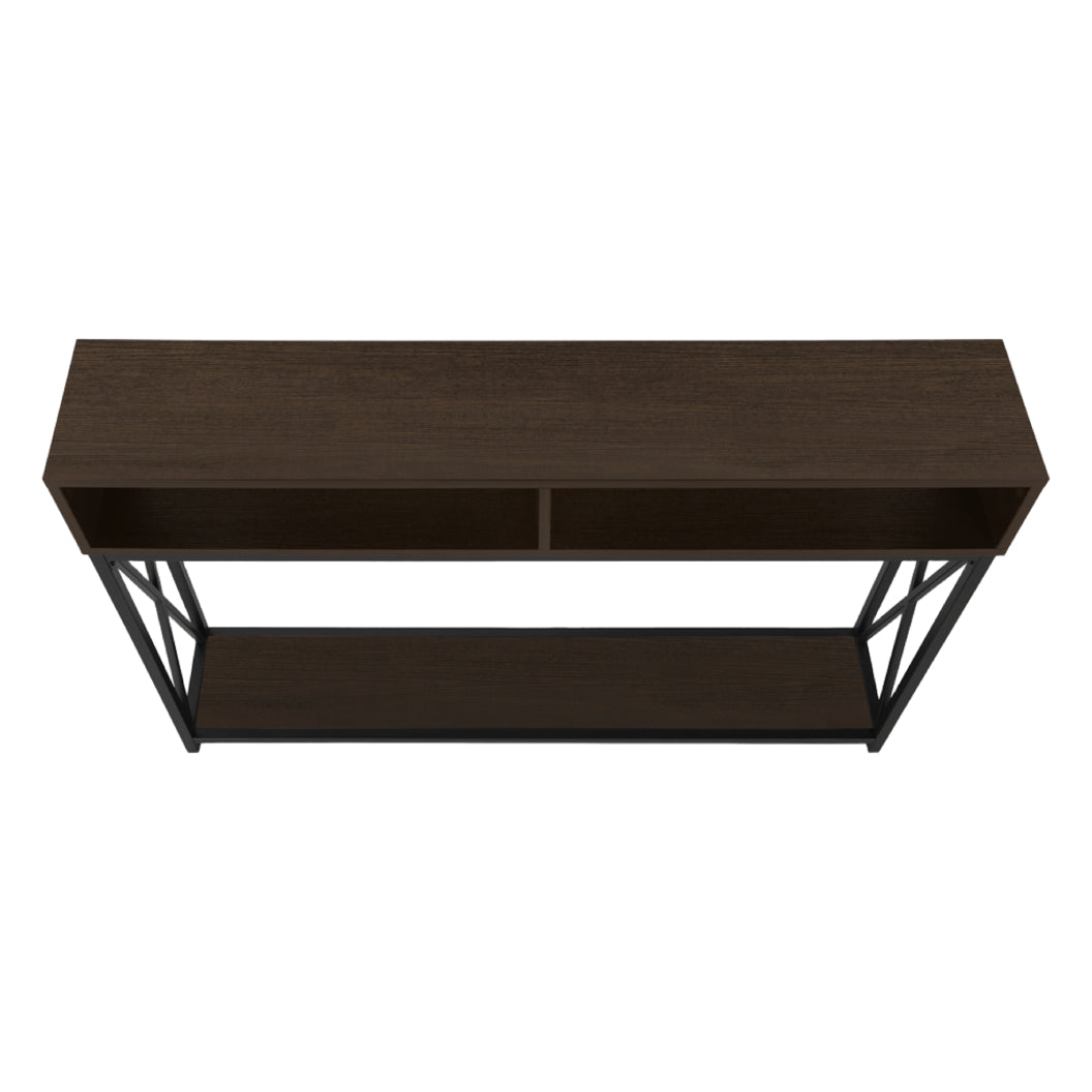 Table console en MDF/stratifié et métal - I 3572-3573-3574