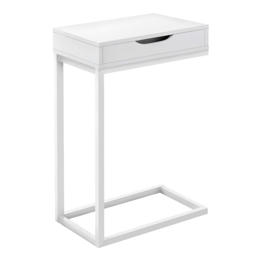 Table d'appoint en MDF/stratifié et métal avec 1 tiroir - I 3600-3601-3602