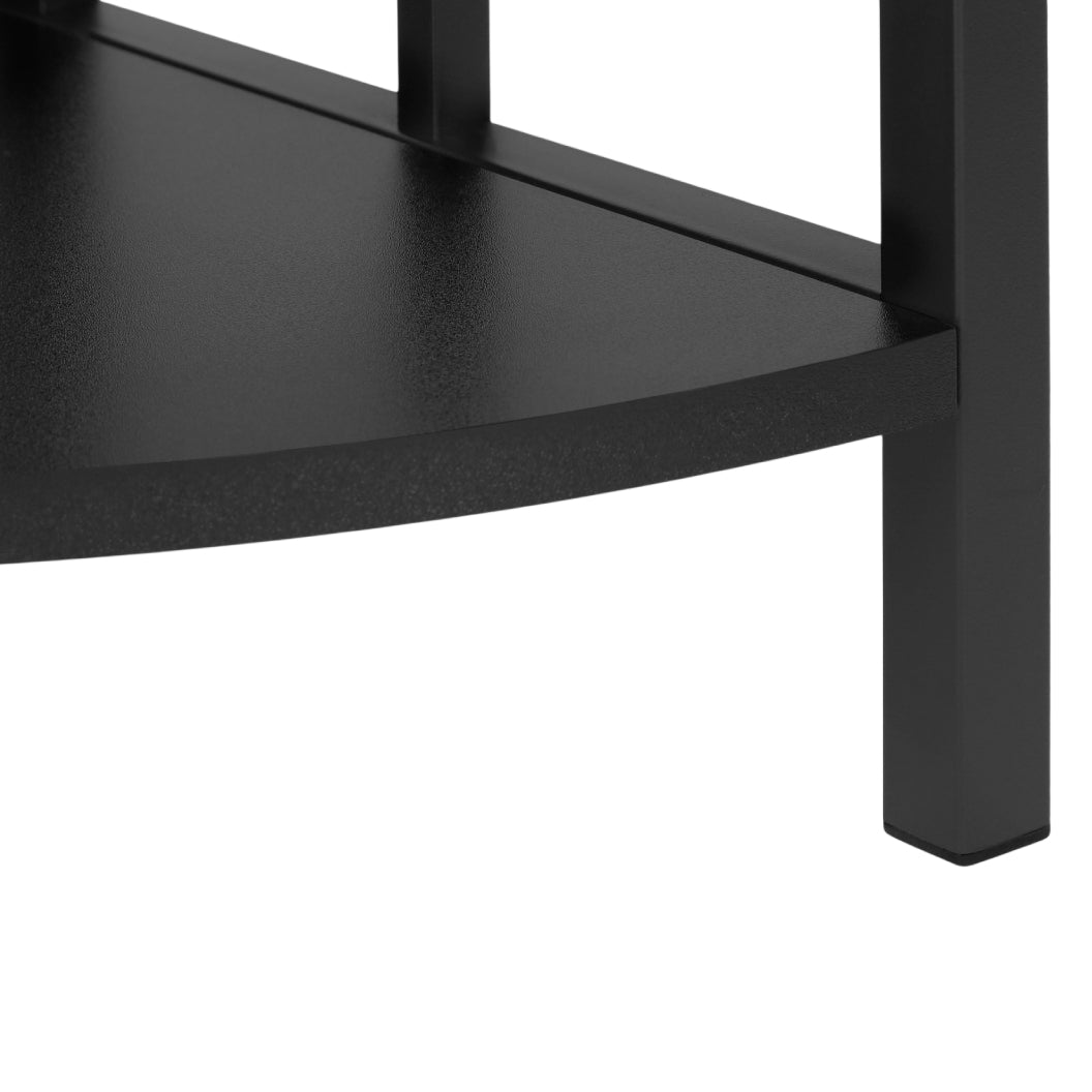 Étagère de coin en métal avec 4 tablettes en MDF/stratifié - I 3610-3611-3612-3613