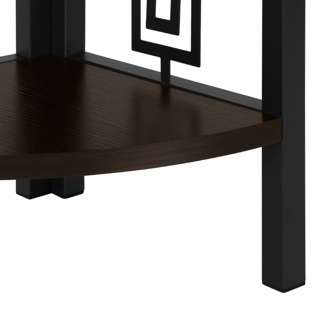 Étagère de coin en métal avec 4 tablettes en MDF/stratifié - I 3621-3622-3623