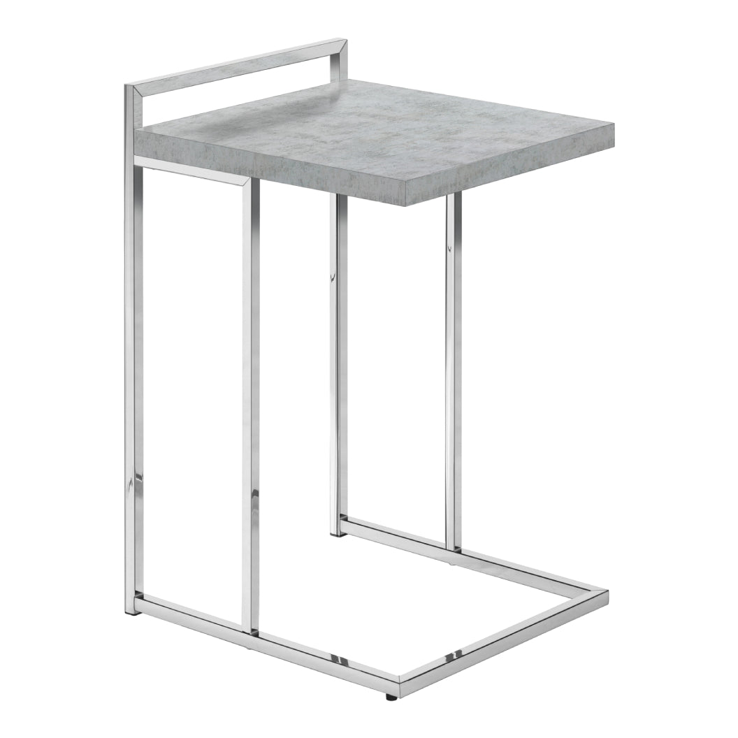 Table d'appoint en MDF/stratifé et métal chromé - I 3636-3640