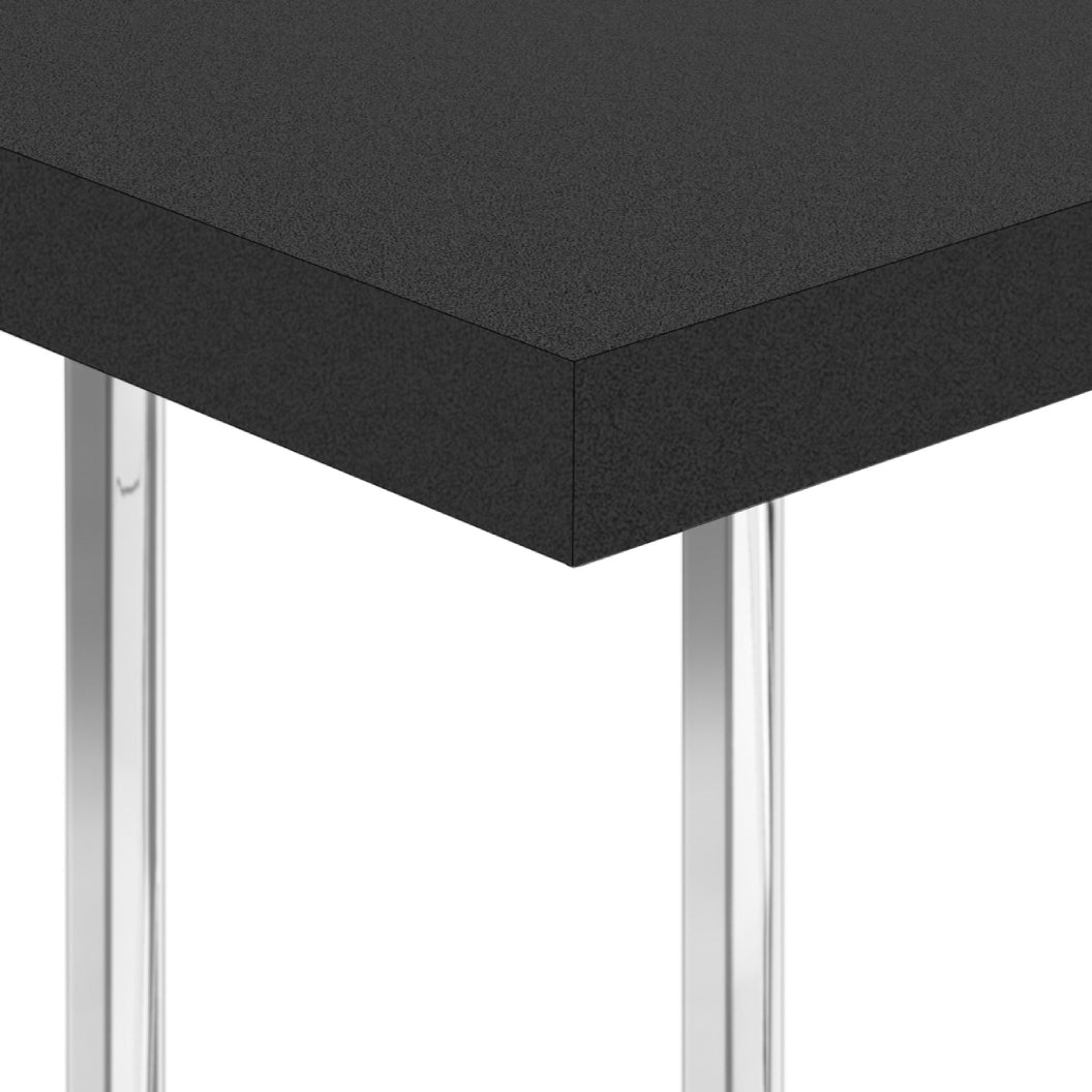 Table d'appoint en MDF/stratifé et métal chromé - I 3636-3640