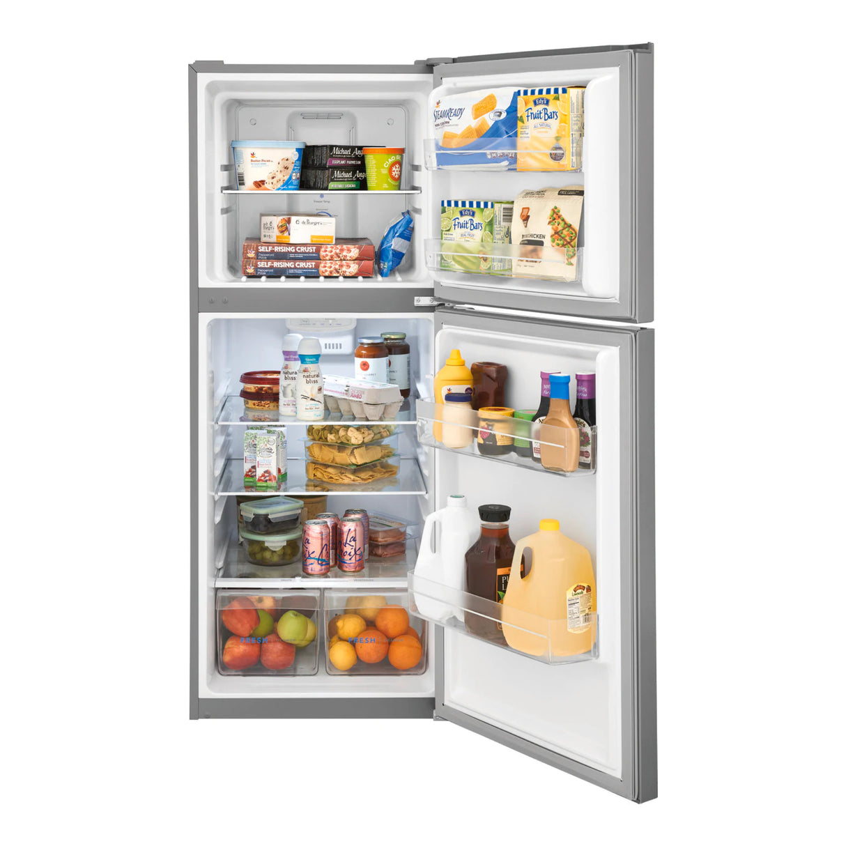 Réfrigérateur congélateur haut Inox 24po