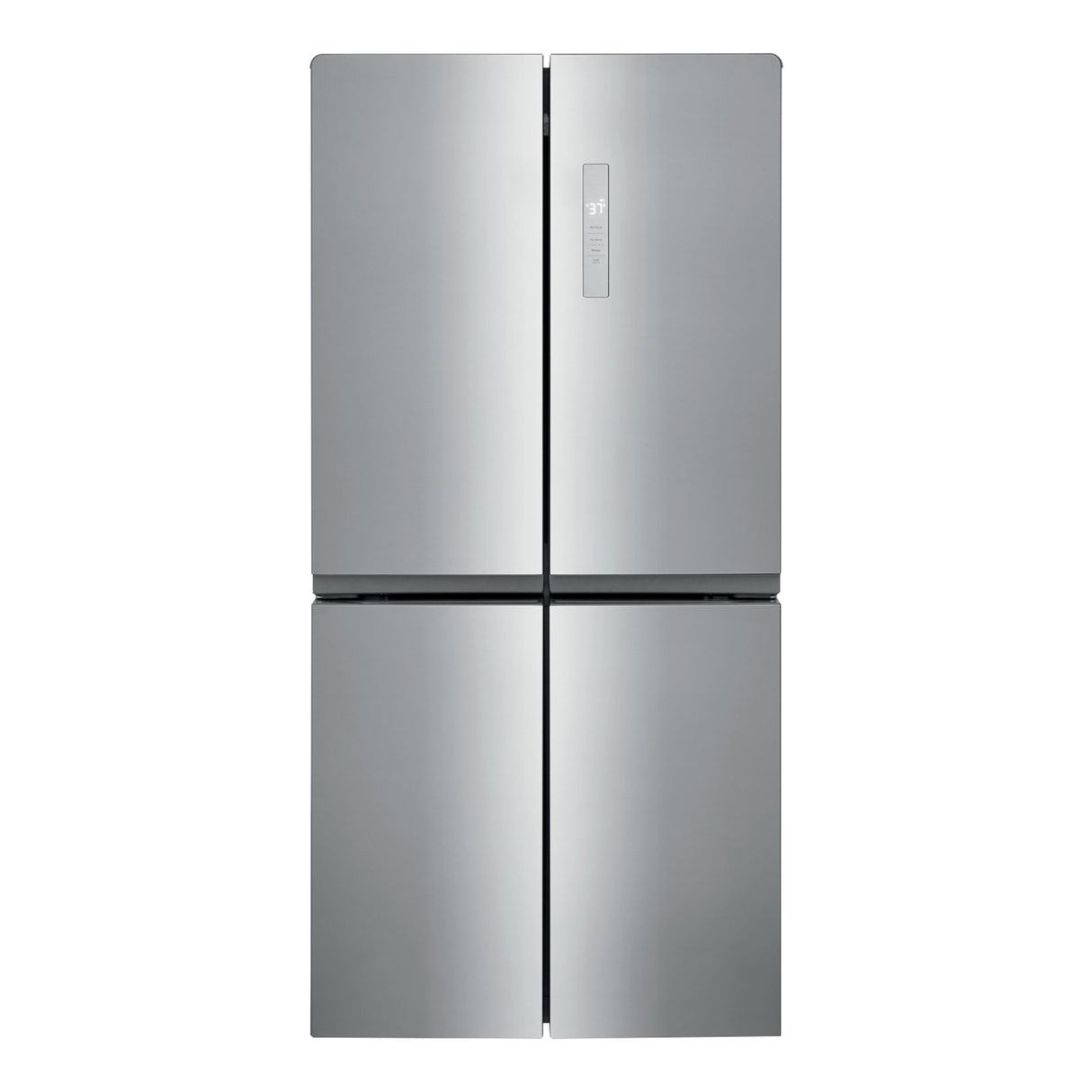 Réfrigérateur à porte française profondeur de comptoir 33 po, 17,4 pi³, 4 portes Inox