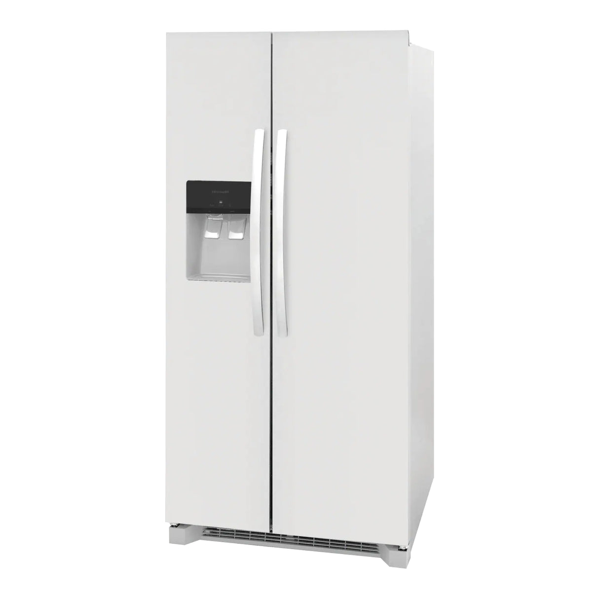 Réfrigérateur côte à côte 33 po, 22,3 pi³ Blanc avec distributeur externe d'eau et glaçons