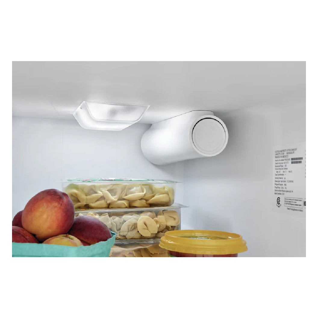 Réfrigérateur côte à côte 33 po, 22,3 pi³ Blanc avec distributeur externe d'eau et glaçons