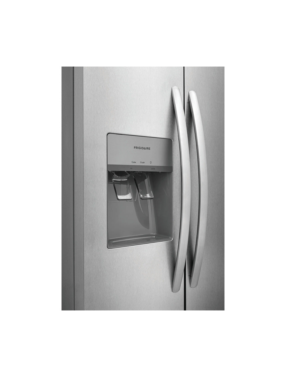 Réfrigérateur côte à côte 33 po, 22,3 pi³ Inox avec distributeur d'eau et glaçons