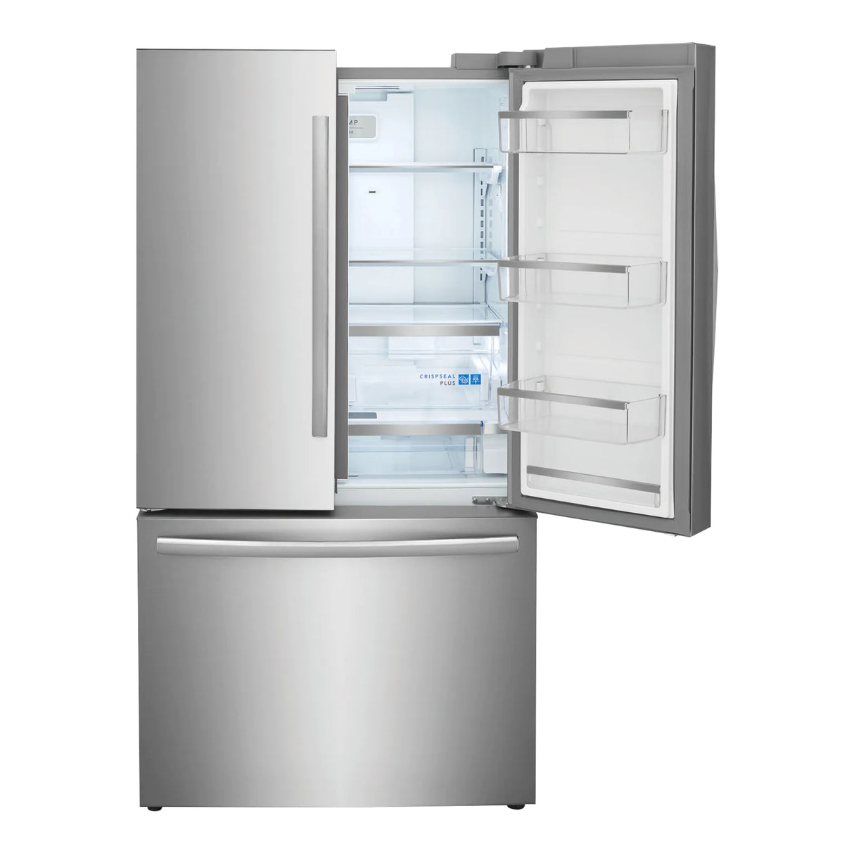 Réfrigérateur porte française 36 po, 28,8 pi³ Inox - Frigidaire Gallery avec distributeur d'eau et machine à glaçons