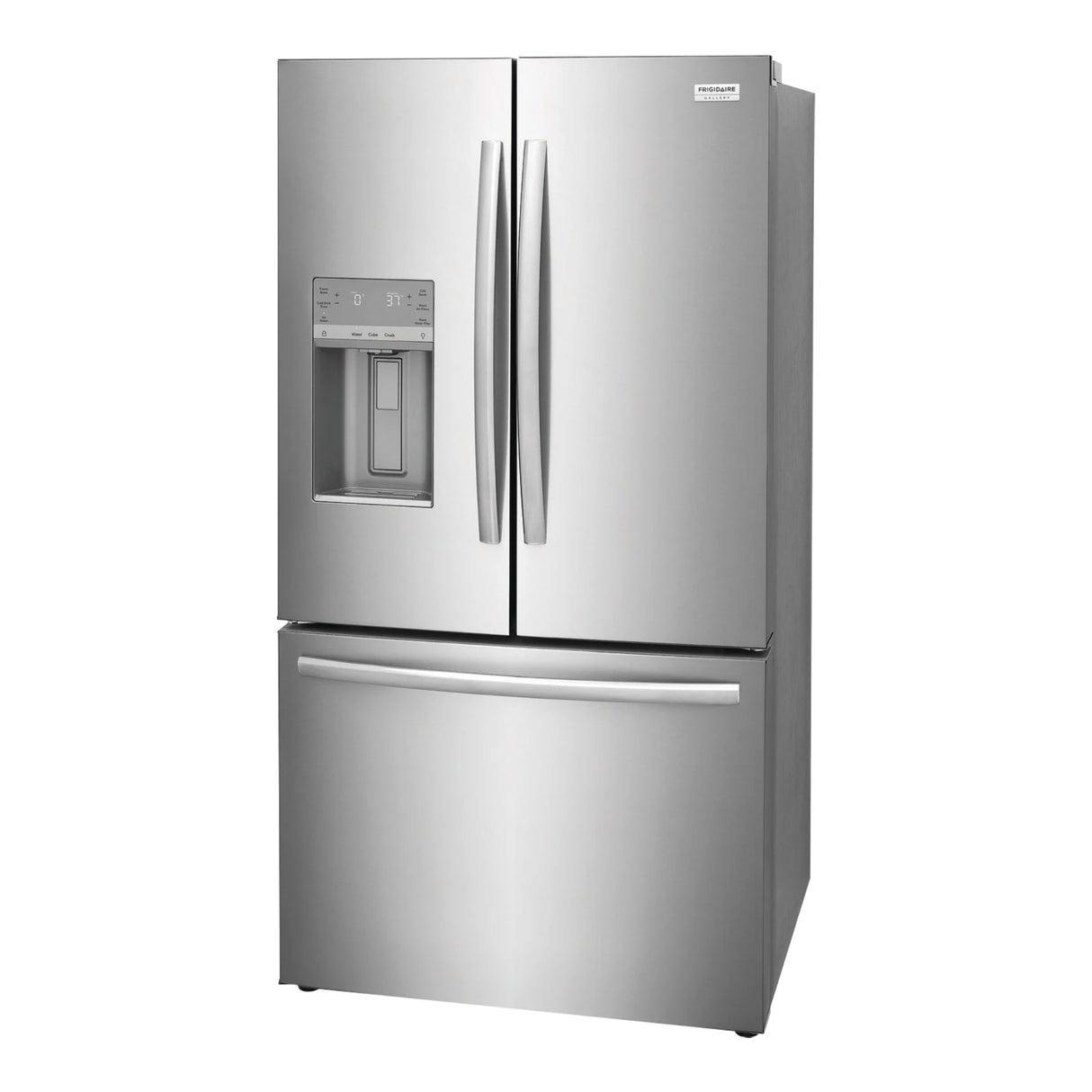 Réfrigérateur porte française 36 po, 27,8 pi³ Inox - Frigidaire Gallery avec distributeur d'eau